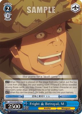 Fright & Betrayal, M card image
