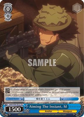 Aiming The Instant, M card image