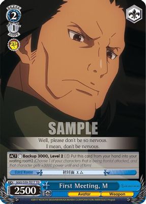 First Meeting, M card image