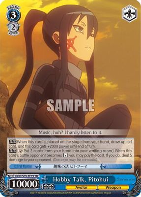 Hobby Talk, Pitohui