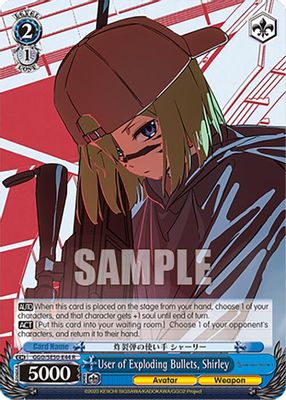 User of Exploding Bullets, Shirley card image