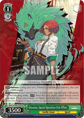 Giovanna: Special Operations Unit Officer card image