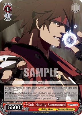 Sol: Hastily Summoned card image
