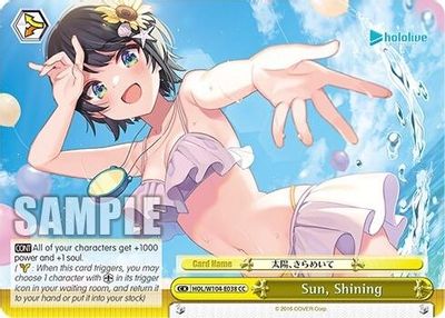 Sun, Shining card image