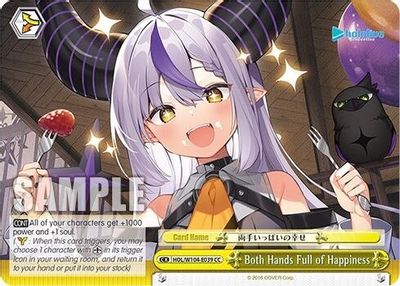 Both Hands Full of Happiness card image