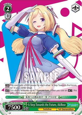 A Step Towards the Future, AkiRose
