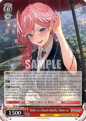 Shelter in a Shared Umbrella, Takane Lui card image