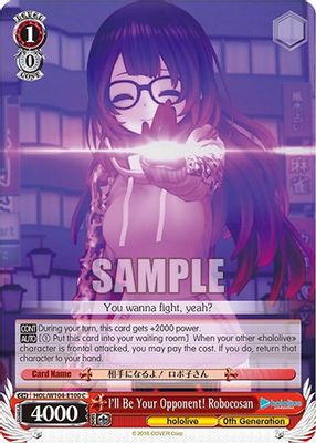 I'll Be Your Opponent! Robocosan card image