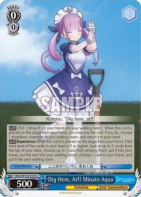 Dig Here, Arf! Minato Aqua
