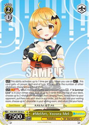 #MelArt, Yozora Mel card image