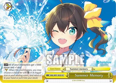 Summer Memory card image