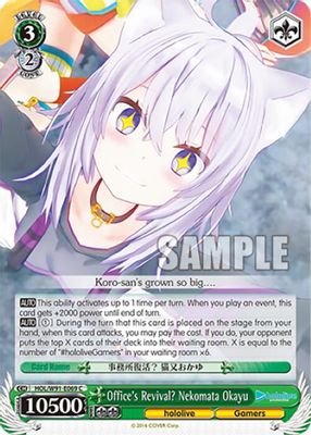 Office's Revival? Nekomata Okayu