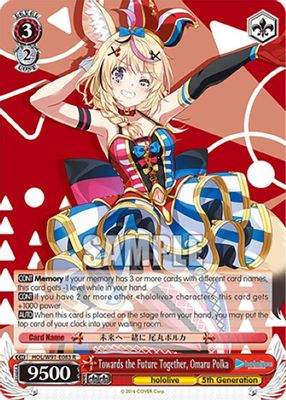 Towards the Future Together, Omaru Polka card image