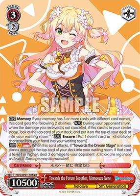 Towards the Future Together, Momosuzu Nene card image