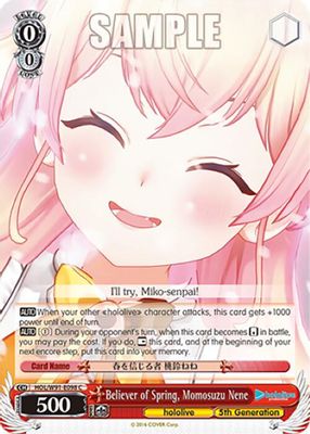 Believer of Spring, Momosuzu Nene