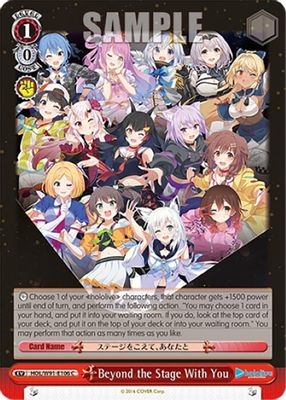 Beyond the Stage With You card image