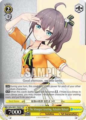 The Strongest Greeting, Natsuiro Matsuri card image