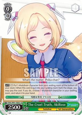 The Cruel Truth, AkiRose card image
