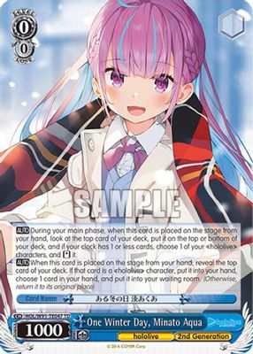 One Winter Day, Minato Aqua