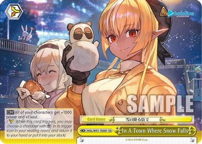 In A Town Where Snow Falls card image