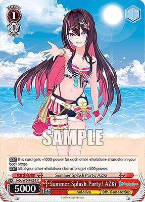Summer Splash Party! AZKi card image