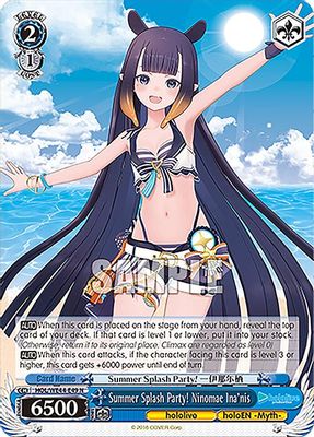 Summer Splash Party! Ninomae Ina'nis card image