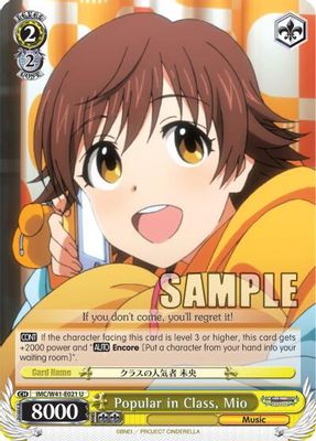 Popular in Class, Mio card image