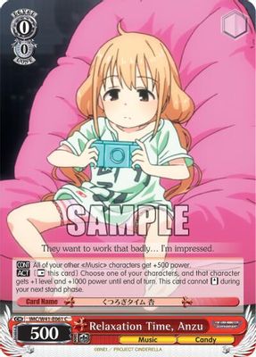 Relaxation Time, Anzu