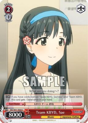 Team KBYD, Sae card image