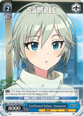 Confirmed Debut, Anastasia card image