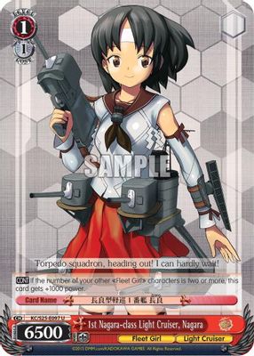 1st Nagara-class Light Cruiser, Nagara card image