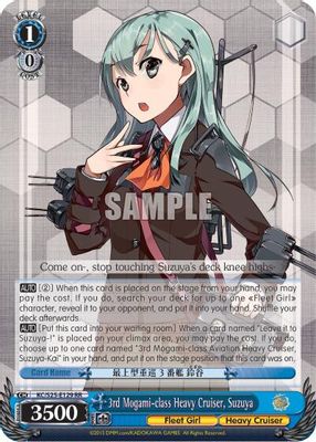 3rd Mogami-class Heavy Cruiser, Suzuya card image