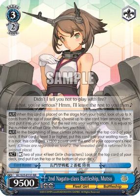 2nd Nagato-class Battleship, Mutsu card image