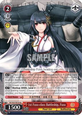 1st Fuso-class Battleship, Fuso card image