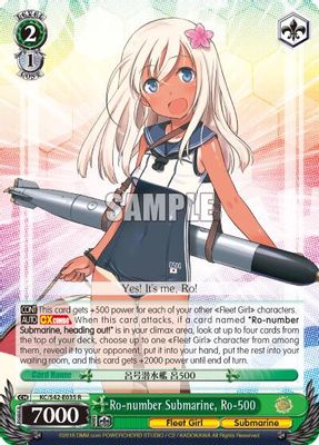 Ro-number Submarine, Ro-500 card image