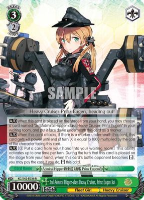 3rd Admiral Hipper-class Heavy Cruiser, Prinz Eugen Kai card image
