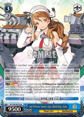 2nd Vittorio Veneto-class Battleship, Italia card image