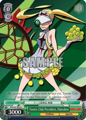 Tennis Club President, Hakodate card image