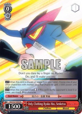 Only Clothing Ryuko Has, Senketsu