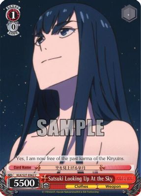 Satsuki Looking Up At the Sky card image