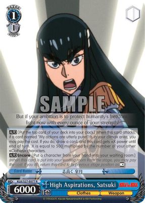 High Aspirations, Satsuki card image