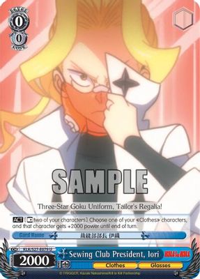 Sewing Club President, Iori card image