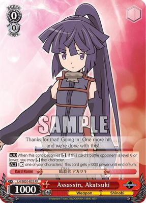Assassin, Akatsuki card image