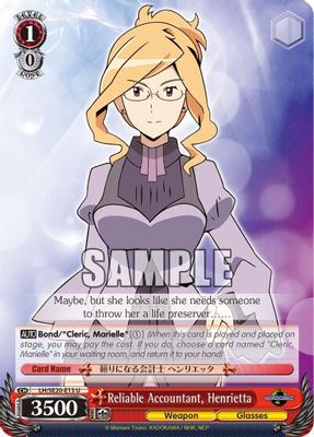 Reliable Accountant, Henrietta card image