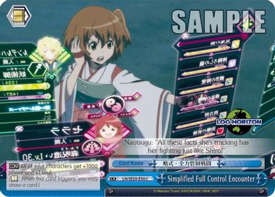 Simplified Full Control Encounter card image