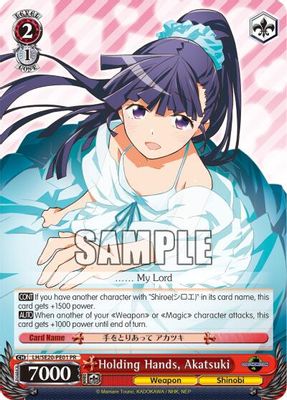 Holding Hands, Akatsuki card image
