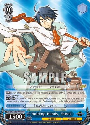 Holding Hands, Shiroe card image