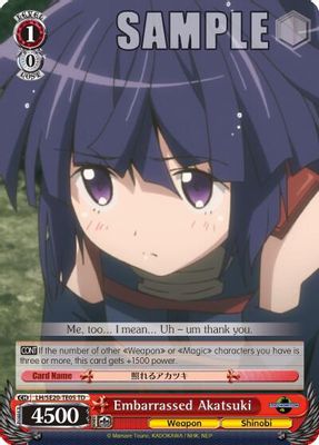 Embarassed Akatsuki card image