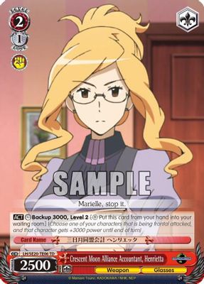 Crescent Moon Alliance Accountant, Henrietta card image