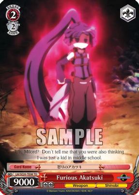 Furious Akatsuki card image